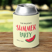 Red Green Watermelon Summer Party Can Cooler Dosenkühler