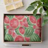Red Green Watermelon Summer Picnic Seidenpapier (Geschenk)