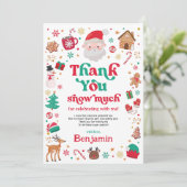 Red Green Weihnachten Weihnachten Weihnachten Gebu Einladung (Stehend Vorderseite)