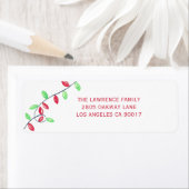 Red Green Weihnachtsfeiertag String Lights Adresse (Insitu)