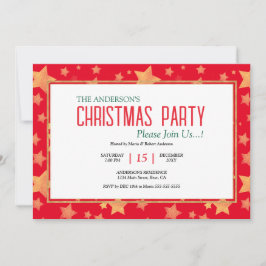 Red Green White Gold Einzigartig Elegante Weihnach Einladung