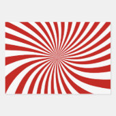 RED GREEN WHITE HOLIDAY CHRISTMAS PINWHEEL PATTERN GESCHENKPAPIER SET (Vorderseite 2)