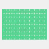 Red Green White Simple Minimal Geschenkpapier Set (Vorderseite 2)