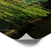 Red Green White Zaanse Schans Dutch Timber Houses Poster (Ecke)