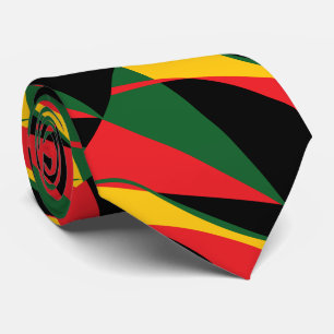 Red Green Yellow Neck Tie Krawatte