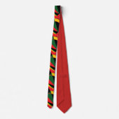 Red Green Yellow Neck Tie Krawatte (Rückseite)