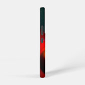 Red Green Yin Yang Modern Abstract Art Pattern #20 Samsung Galaxy Hülle (Rechte Seite)