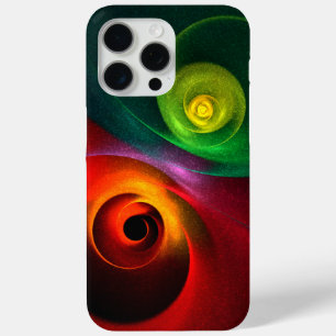 Red Green Yin Yang Modernes Abstraktes Kunstmuster Case-Mate iPhone Hülle