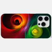 Red Green Yin Yang Modernes Abstraktes Kunstmuster Case-Mate iPhone Hülle (Rückseite (Horizontal))