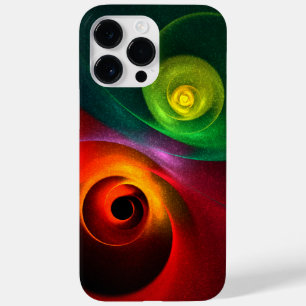 Red Green Yin Yang Modernes Abstraktes Kunstmuster Case-Mate iPhone 14 Pro Max Hülle