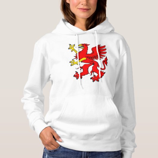 Red Griffin Womens Hoodie (Vorderseite)