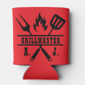 Red Grillmaster Utensil Dosenkühler (Rückseite)