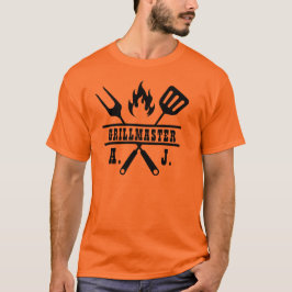 Red Grillmaster Utensil T-Shirt