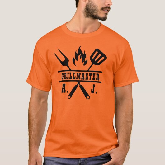 Red Grillmaster Utensil T-Shirt (Vorderseite)