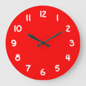Red Große Wanduhr (Vorderseite)