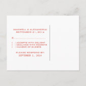 Red Grunge D20 Dice Gamer UAWG Postcard Einladungspostkarte (Rückseite)