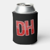 Red Grunge Dirty Habits Coozie Dosenkühler (Kanne Rückseite)