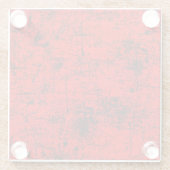 Red Grunge Glasuntersetzer (Rückseite)