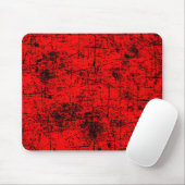 Red Grunge Mousepad (Mit Mouse)