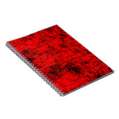 Red Grunge Notizblock (Rechte Seite)