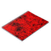 Red Grunge Notizblock (Linke Seite)