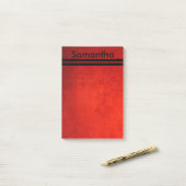 Red Grunge Post-it Klebezettel (Auf Schreibtisch)
