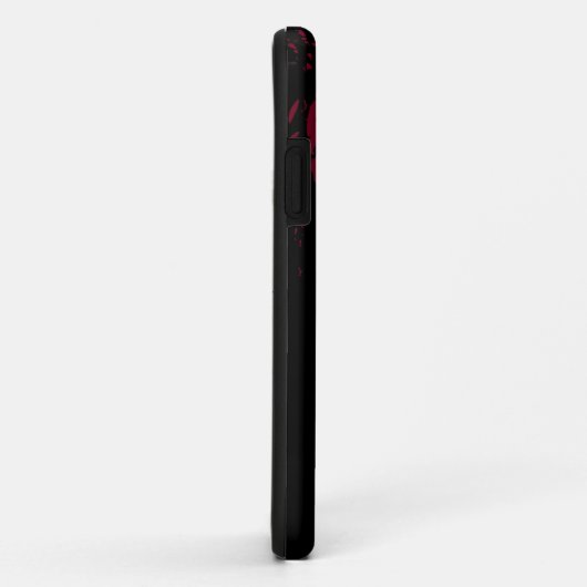 RED Grunge Skull Case-Mate iPhone Case (Hinten/Rechts)