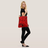 Red Grunge Tasche (Am Model)