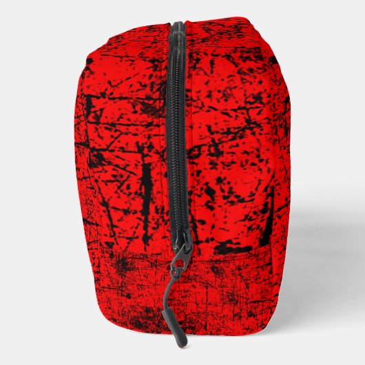 Red Grunge Waschbeutel (Rechts)