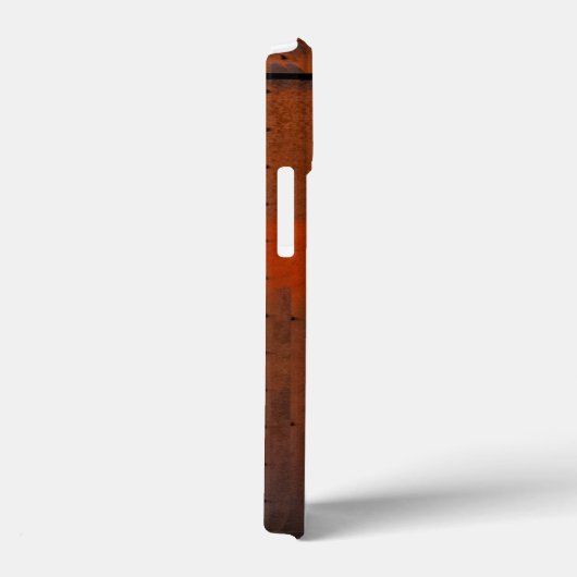 Red Grungy Emergency Exit Individuelle Name Case-Mate iPhone Hülle (Rückseite / Rechts)