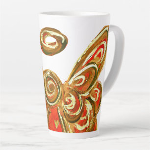 Red Guardian Angel Christmas Latte Coffee Tasse Cu