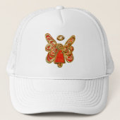 Red Guardian Angel Custom Art Hat oder Cap Truckerkappe (Vorderseite)