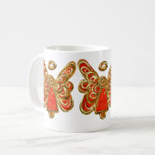 Red Guardian Angel Custom Art Tasse Cup (Vorderseite Links)
