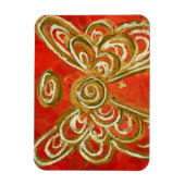 Red Guardian Angel Custom Magnet Art Malerei (Vertikal)