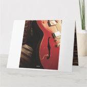 Red Guitar Better Dankeskarte (Rückseite)