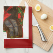Red Guitar Handtuch (Viertel Falte)