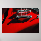 Red Guitar Poster (Vorne)