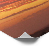 Red Gully Skies Poster (Ecke)
