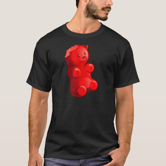 Red Gummy Bear Candy T-Shirt (Vorderseite)