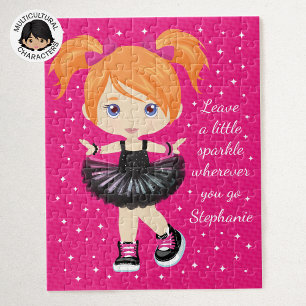 Red Hair Ballerina Personalisiert Puzzle