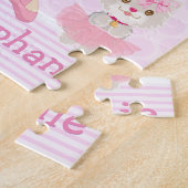 Red Hair Ballerina Tutu Niedlich Jigsaw Puzzle (Seite)