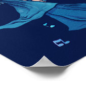 Red Hair Bly Dancer Art Belly tanzen Redhead Poster (Ecke)