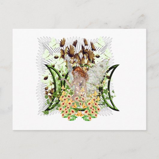 Red Hair Fairy Postkarte (Vorderseite)