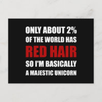 Red Hair Majestic Unicorn
