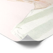 Red Hair Top Knot Bun Poster (Ecke)