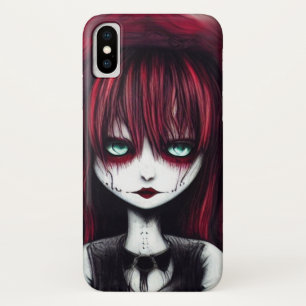 Red Haired Goth Girl Case-Mate iPhone Hülle