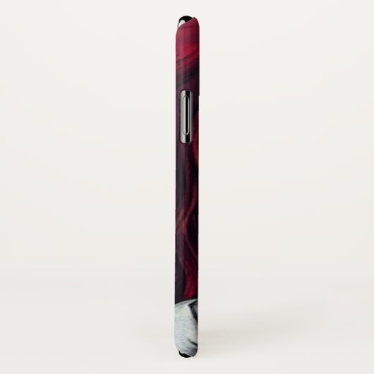 Red Haired Goth Girl Case-Mate iPhone Hülle (Hinten/Rechts)