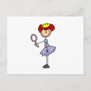 Red Haired Princess Postkarte