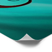 Red Haired Streampunk Woman Poster (Ecke)