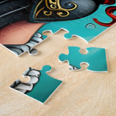 Red Haired Streampunk Woman Puzzle (Seite)